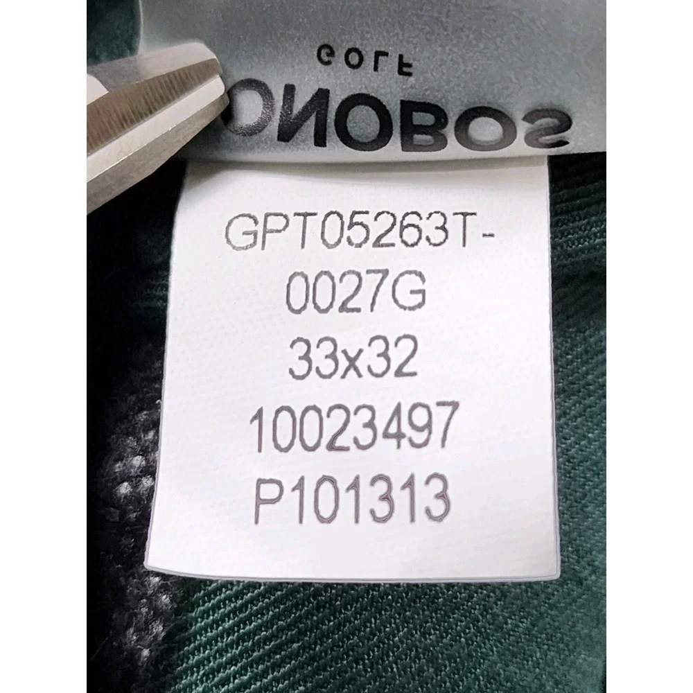 Bonobos Golf Pants Mens Sz 33x32 Performance Stretch Forrest Green Dri Fit  Gear